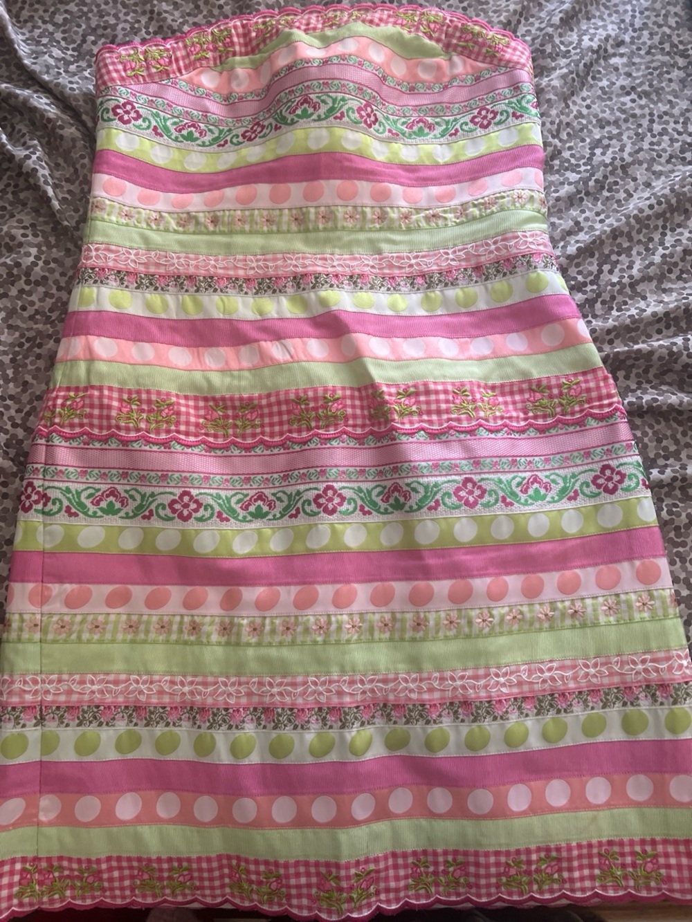 Lilly Pulitzer Vintage Ribbon Dress - Pink & Green